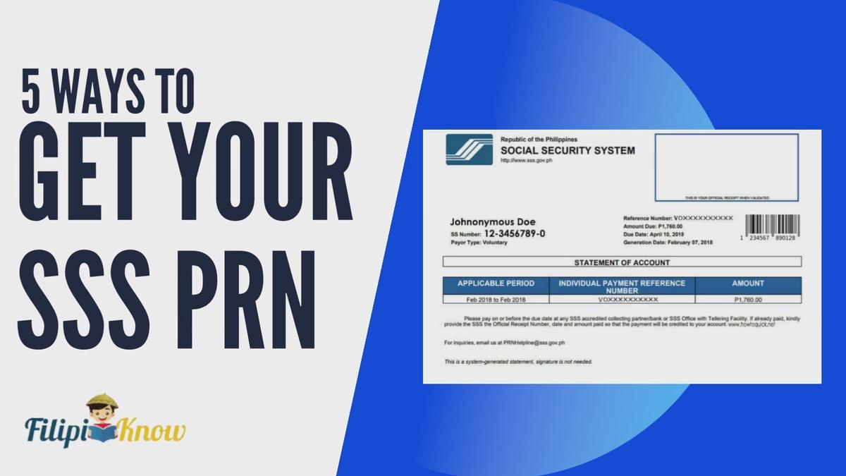 'Video thumbnail for 5 Ways to Get Your SSS PRN'