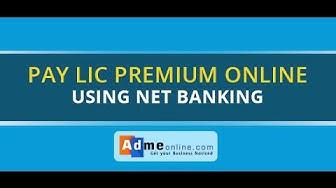 'Video thumbnail for How to Pay LIC Insurance Premium Online using Net Banking'