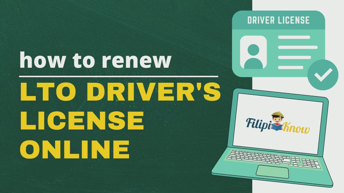 'Video thumbnail for How To Renew LTO Driver's License Online'