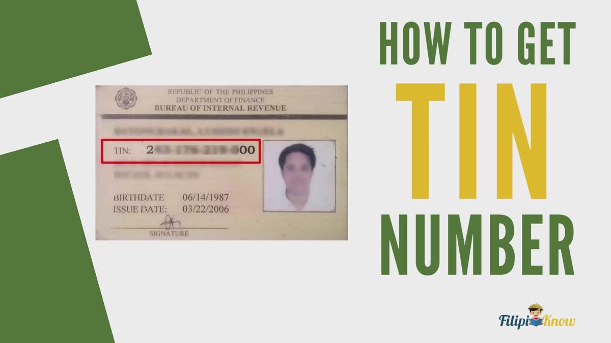 'Video thumbnail for How To Get TIN Number '