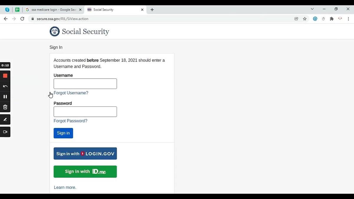 'Video thumbnail for SSA Medicare Login'