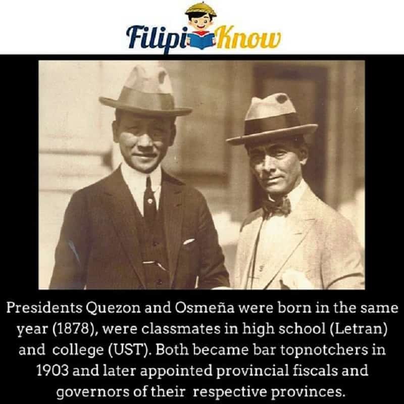 manuel quezon and sergio osmena inseparable philippine presidents