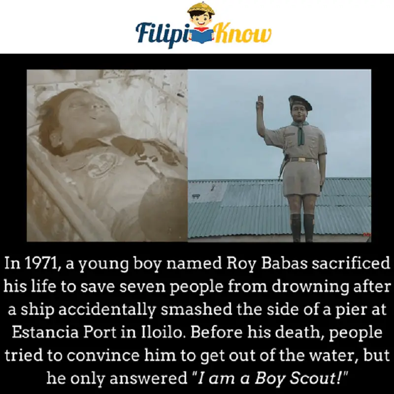 roy babas boy scout hero of iloilo