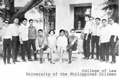 miriam defensor santiago at up college of law