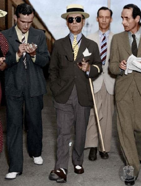 President Manuel Quezon colorized photo