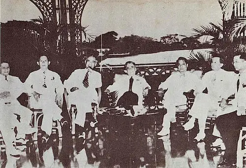 The Quezon Cabinet in the Pasig River