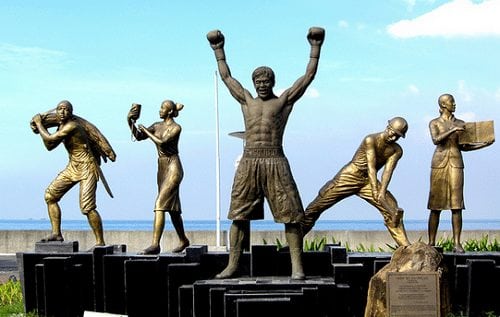 manny pacquiao statue