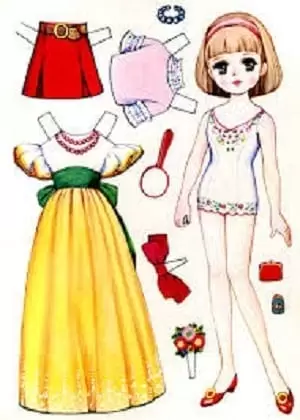 old school paper dolls