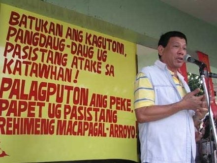 Rodrigo Duterte for president