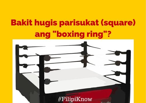 Bakit hugis parisukat (square) and boxing ring