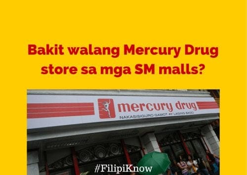Bakit walang Mercury Drug store sa SM malls