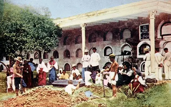 19th century Philippine funeral