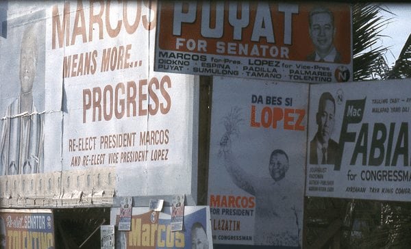 Election Signs, October, 1969