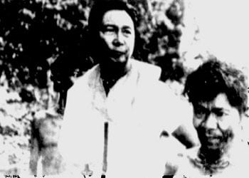 President Ferdinand Marcos with the Tau't Bato tribe in 1978