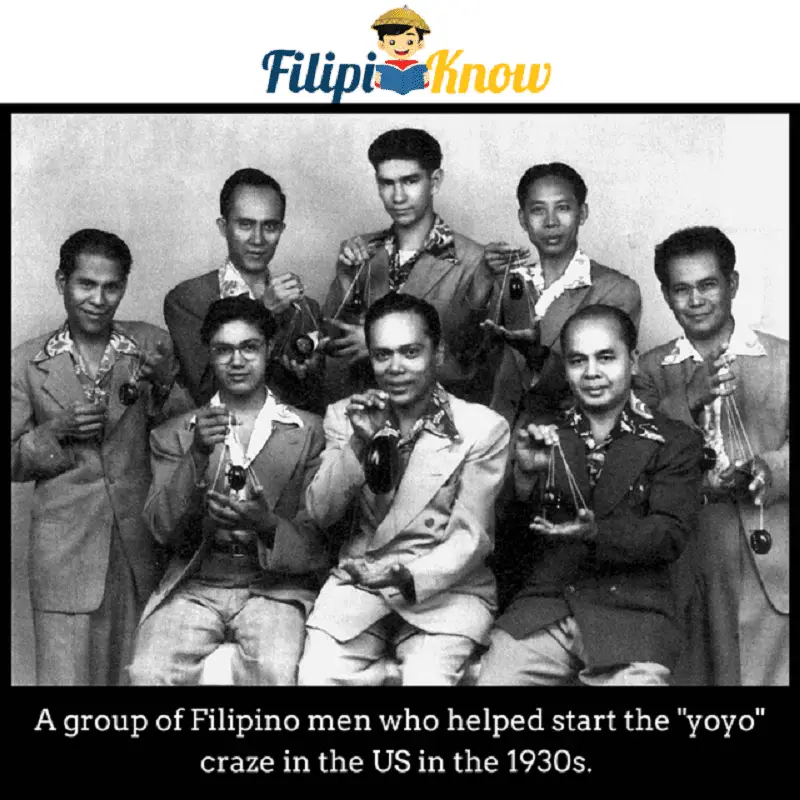 Filipinos popularized yoyo in the US