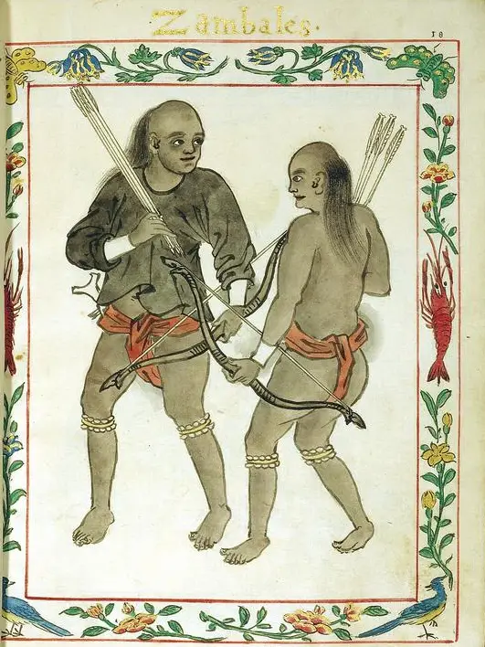 natives of zambales as they appeared in the boxer codex
