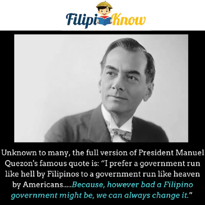 president manuel quezon quote