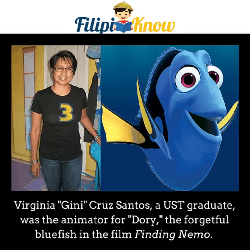 virginia cruz santos filipina animator of dory