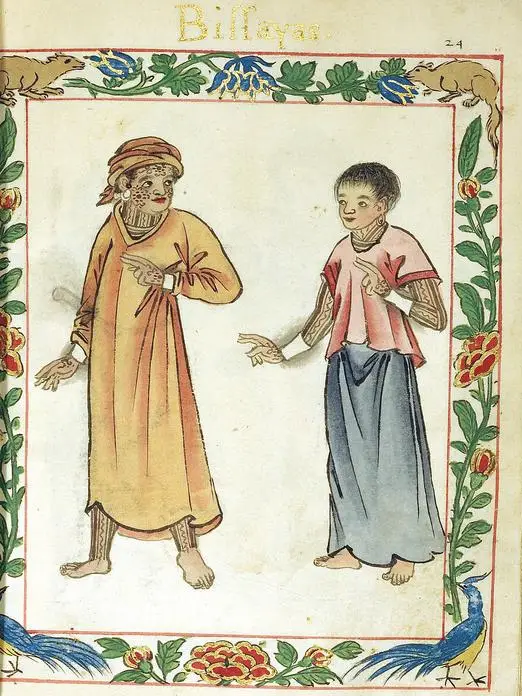 visayan freemen couple from the boxer codex