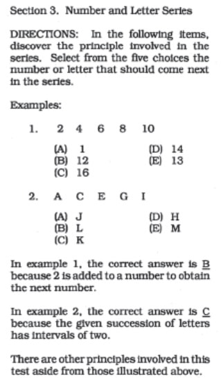 nmat reviewer number and letter series