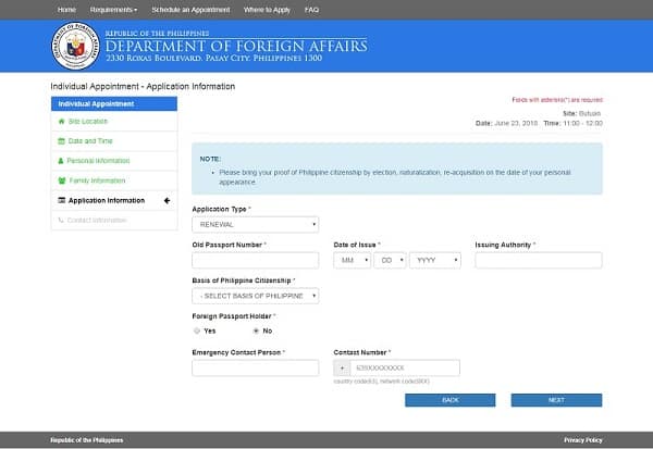 passport-renewal-application-information