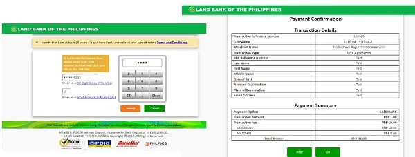 prc online application landbank