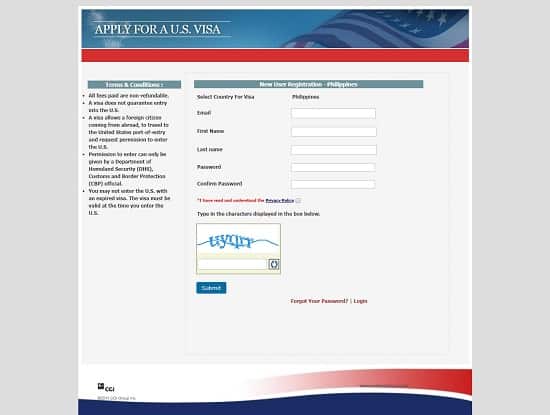 how to open us visa application .dat file