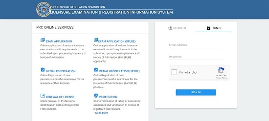 prc online registration 1