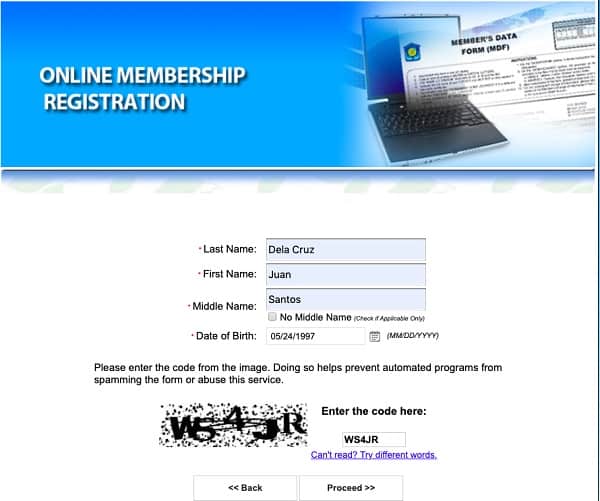 Pag-IBIG online registration 1