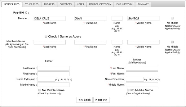 Pag-IBIG online registration 2