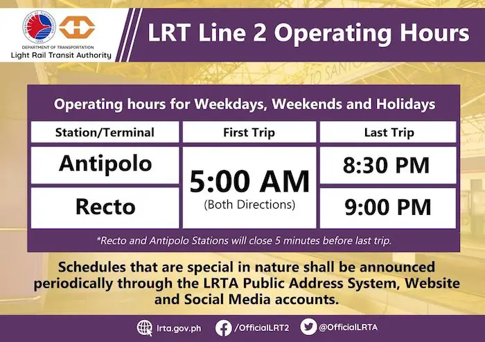 lrt 2 train service hours