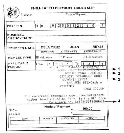 philhealth payment slip download