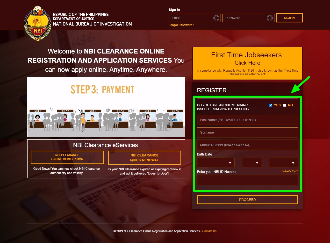 how to renew nbi clearance online in the philippines 2