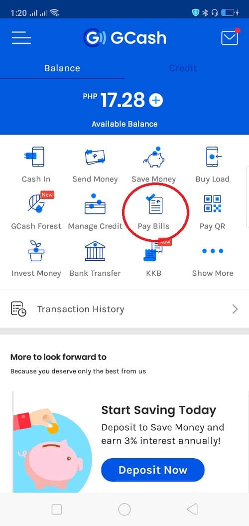 gcash bills payment