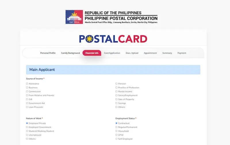 how to get postal id 7