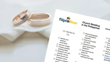 how to plan a church wedding in the philippines with free printable wedding checklist filipiknow