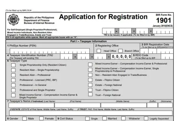 How To Register With BIR as a Self-Employed/Mixed-Income Individual: A ...