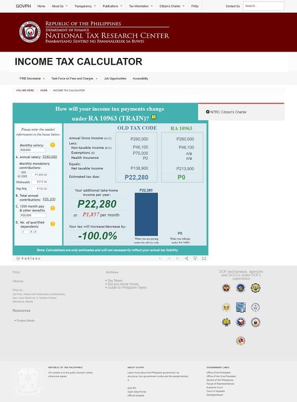tax calculator 3
