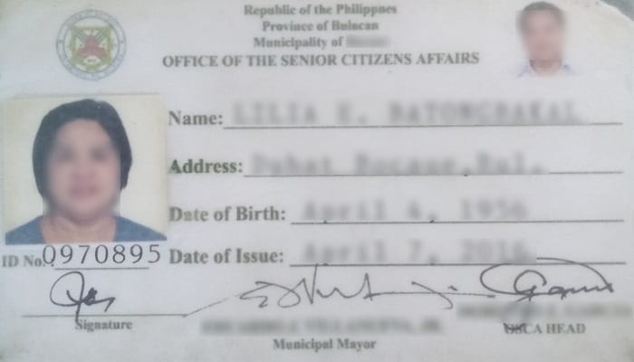 senior citizen id 1