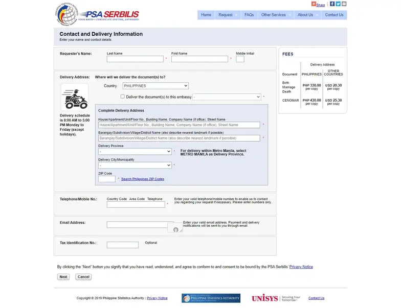 how to get psa birth certificate online in the philippines 2