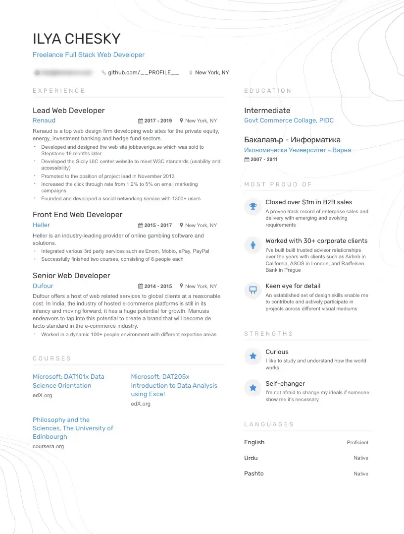 resume template download philippines