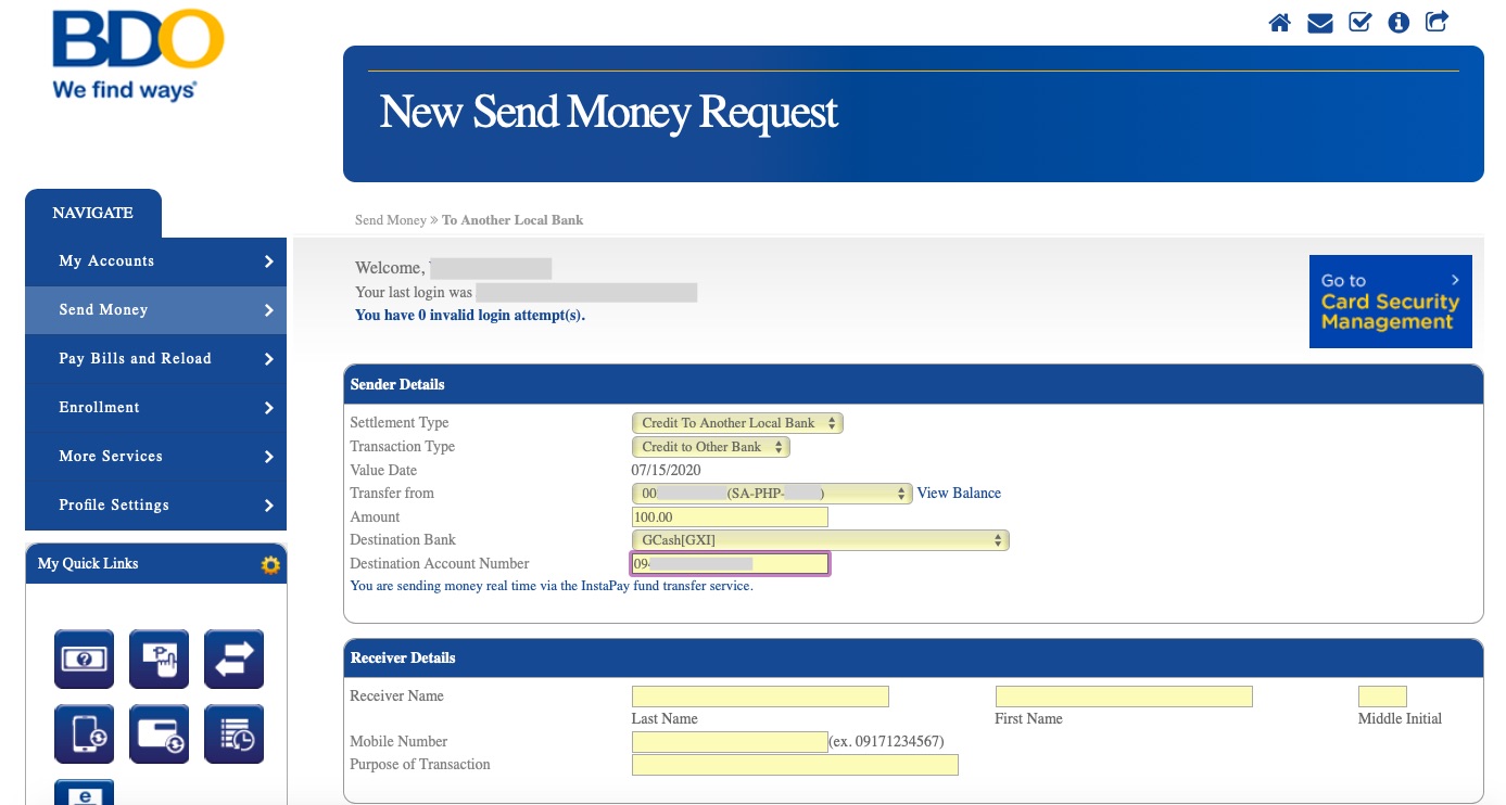 how to transfer money from bdo to gcash 5d