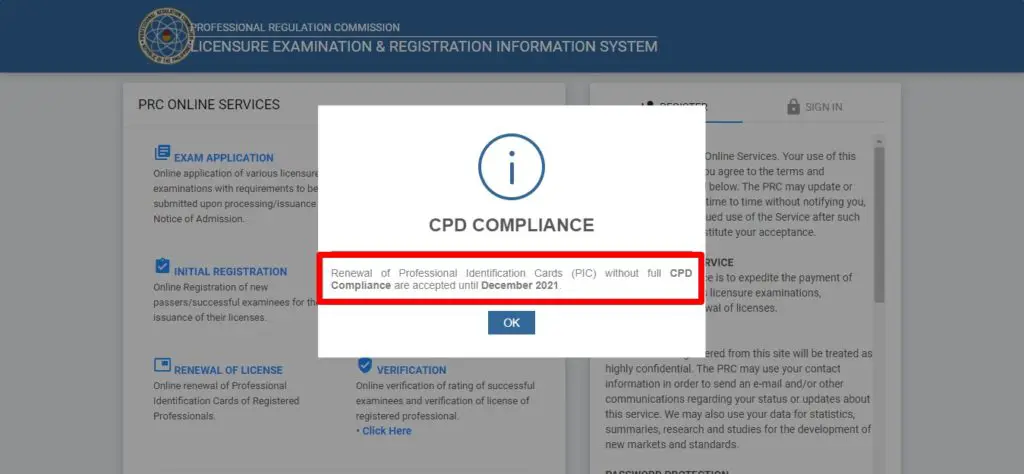 prc license renewal without cpd units