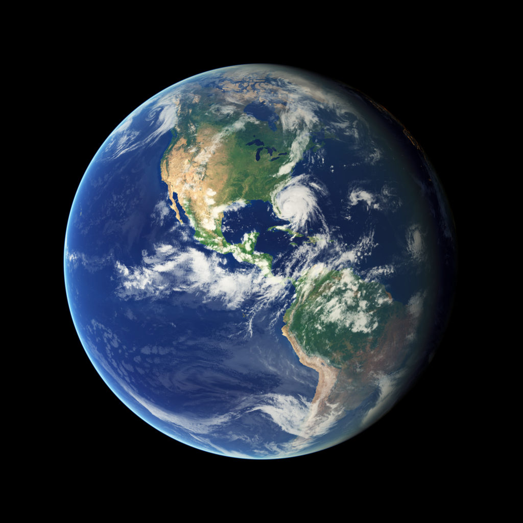 Picture of Earth taken by NASA Earth Observatory