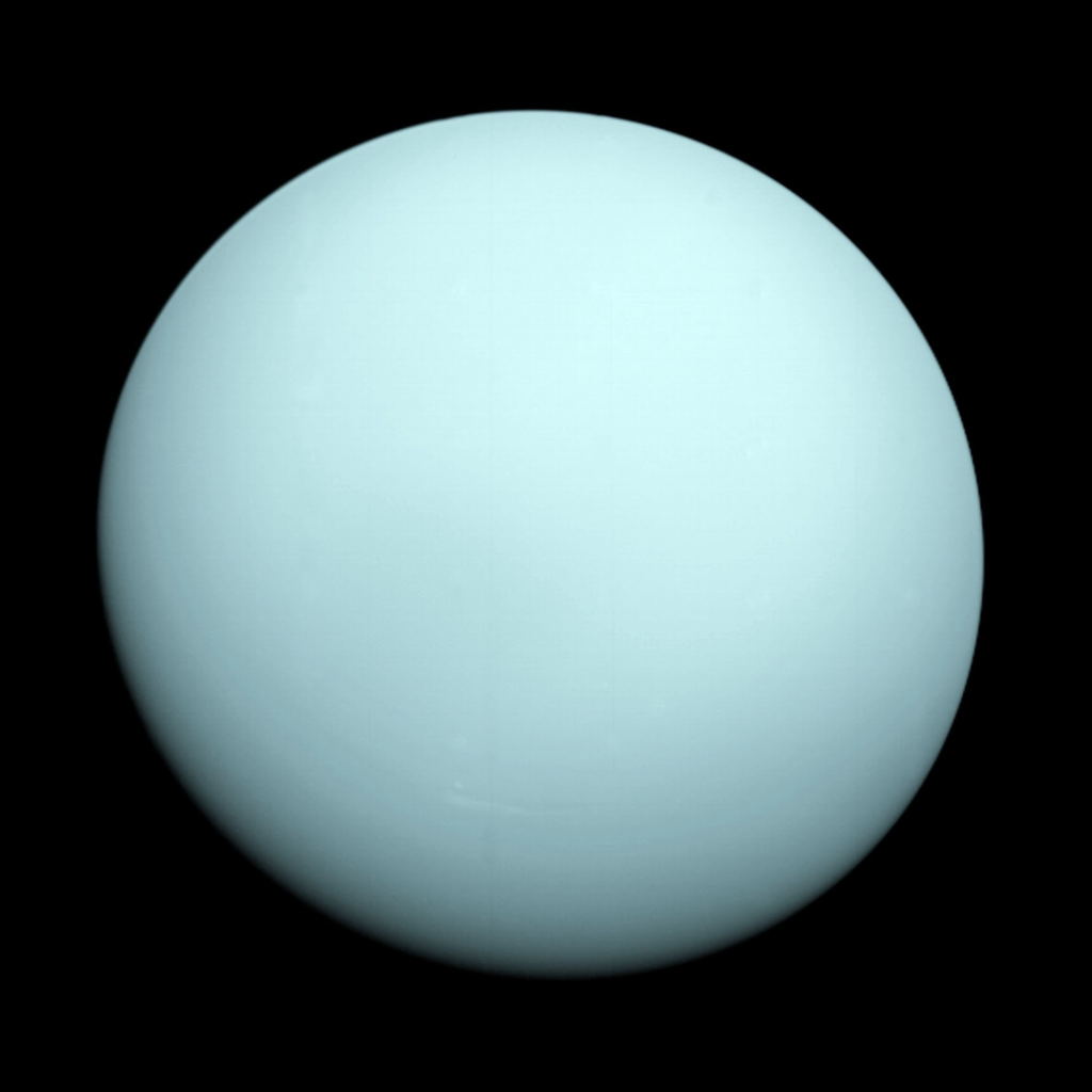 Picture of Uranus captured by NASA’s spacecraft Voyager 2