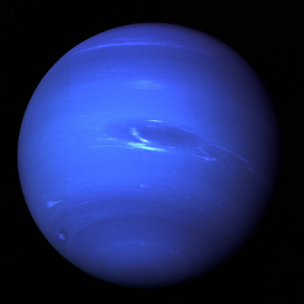 Picture of Neptune taken by NASA’s spacecraft Voyager 2