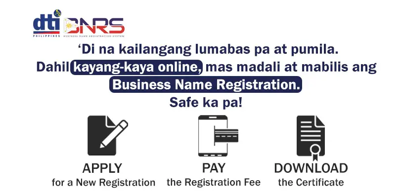 dti business name registration