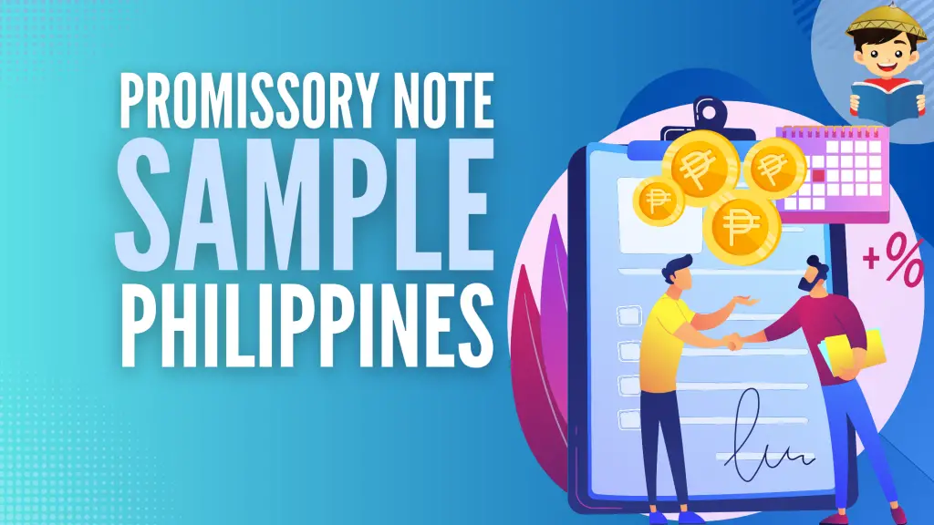 Promissory Note Sample Philippines (Free Downloadable Templates)