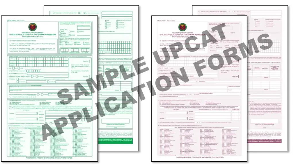 Upcat Form 1 And 2