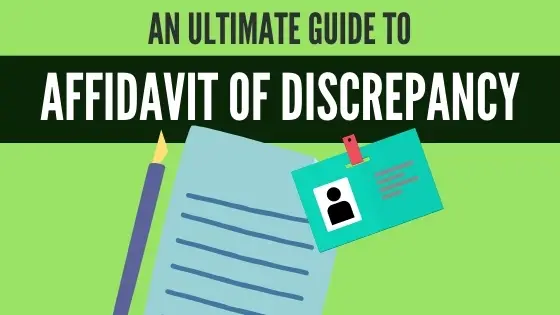 How To Get an Affidavit of Discrepancy (With Free Sample Templates)
